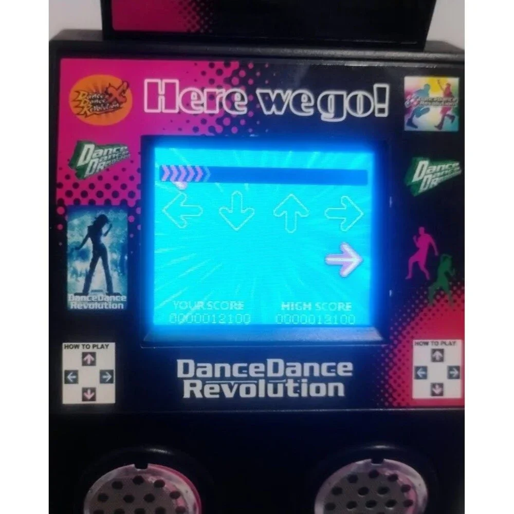 SUPER IMPULSE BOARDWALK ARCADE DANCE DANCE REVOLUTION MINI CABINET WORKING